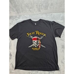 Calvin Klein Mens 2X Jolly Roger Sosua Dominican Republic Pirate Graphic T-Shirt
